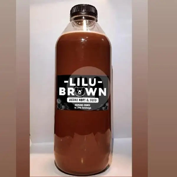 1liter Brown Chocolate Premium | Lilu Brown Kedai Kopi Dan Susu, Kedung Cowek