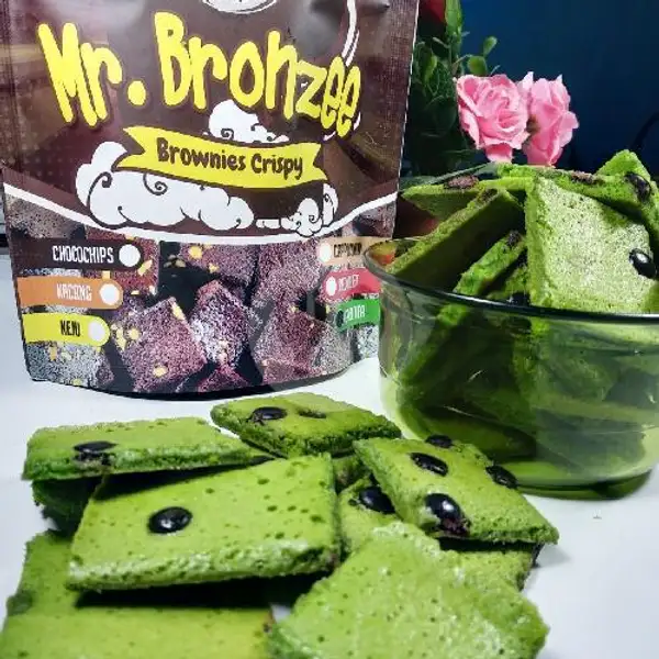 Brownies Crispy Green Tea | Kue Lapis Talas & Bolu Susu Bandung, Tajur Halang
