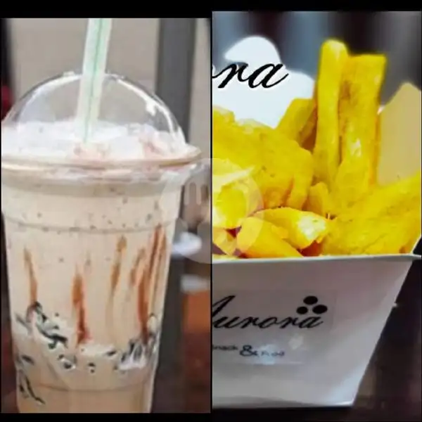 Paket Hemat Cinte | Milkshake Boba & Snack Aurora