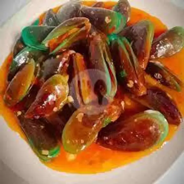 kerang ijo saos asem manis | Bandar 888 Sea food Nasi Uduk