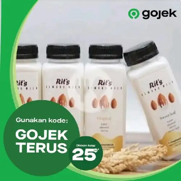 Paket Family 4 botol (free variant) | Rits Almond Milk/Bunulrejo