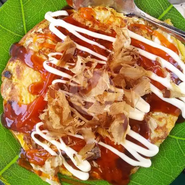 Okonomiyaki Gurita+Sosis | Takoyaki Hidayah