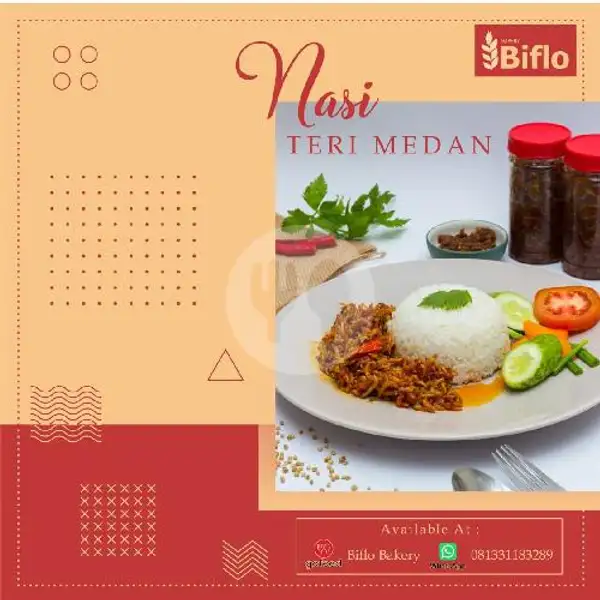 Nasi Sambal Teri Medan | BIFLO BAKERY