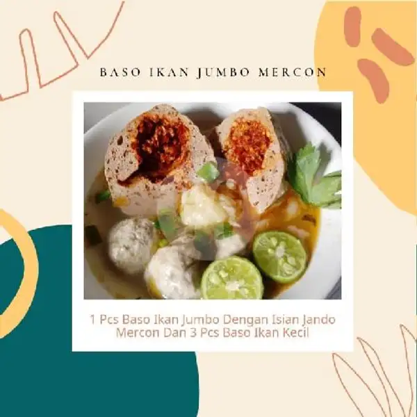 Baso Ikan Jumbo Mercon | Kwetiaw Jamrud, Lumpia Basah & Bubble Tea, Cimahi