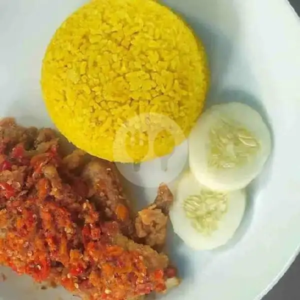 Nasi Kuning Bang Ardy + Ayam Geprek | Nasi Kuning, Nasi Kebuli & Nasi Uduk Bang Ardy