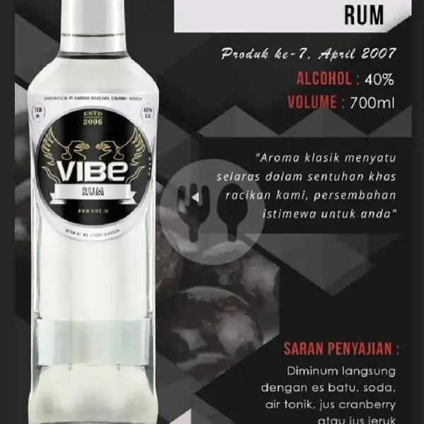 Vibe Rum 700 Ml + Free Schweppes Tonic N Kacang Kulit Garuda | Arnes Beer Snack Anggur & Soju