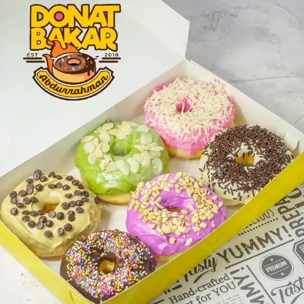Donat Donut Kentang Bakar Full Toping 1/2 Lusin | Donat Bakar Abdurrahman, Labuh baru