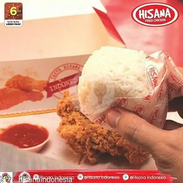 Nasi | Hisana Fried Chicken, Majasem Perjuangan