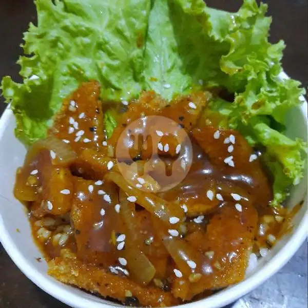 Rice Bowl Chicken Katsu Lada Hitam | Dhapoer Pasta, Sidorejo