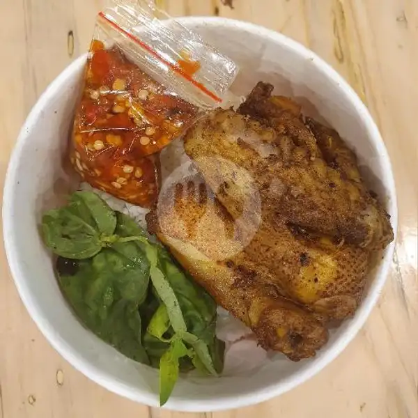 Nasi Ayam Sunda + Ocha | Haki Korea BBQ, Paskal