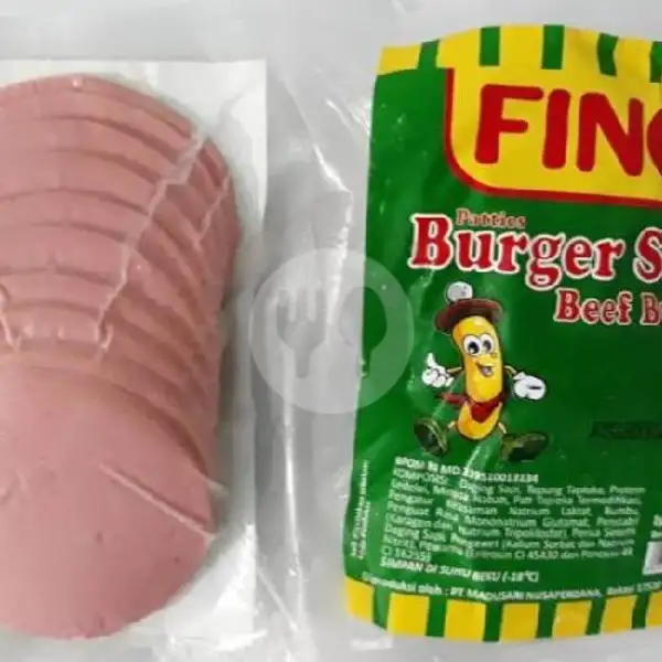 Fino Burger Beef Patties | Frozen Food Rico Parung Serab