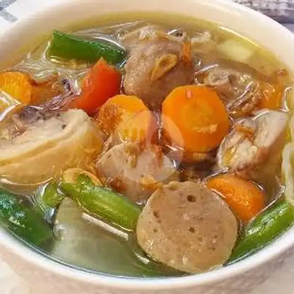 Sop Ayam+Bakso | Ayam Bakar Dapoer Mama Ros, Sawangan