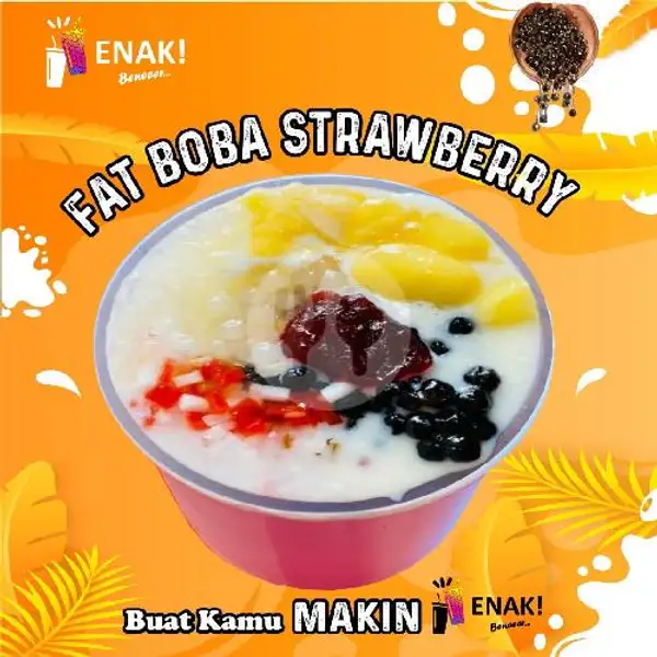 Fat Boba Strawberry Cheese Cake | ENAK! Suyudono