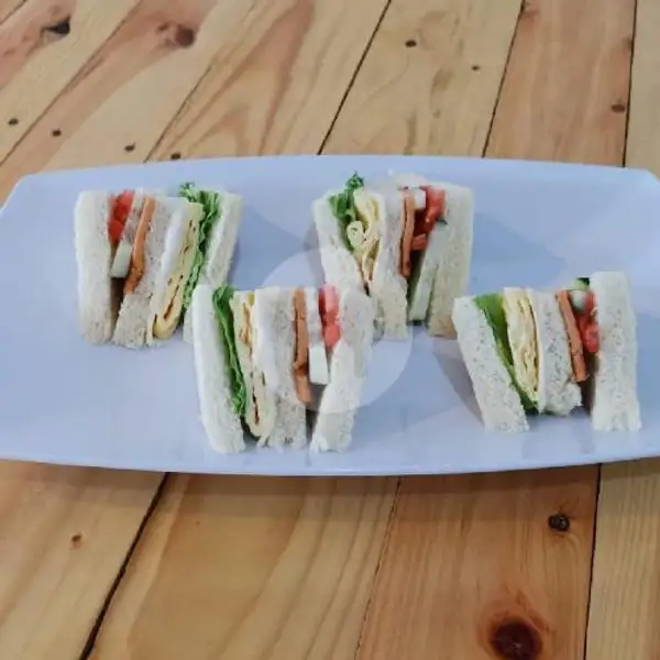 Sandwich 2in1 | Let's Eat Vegetarian Cafe. Kota Batam