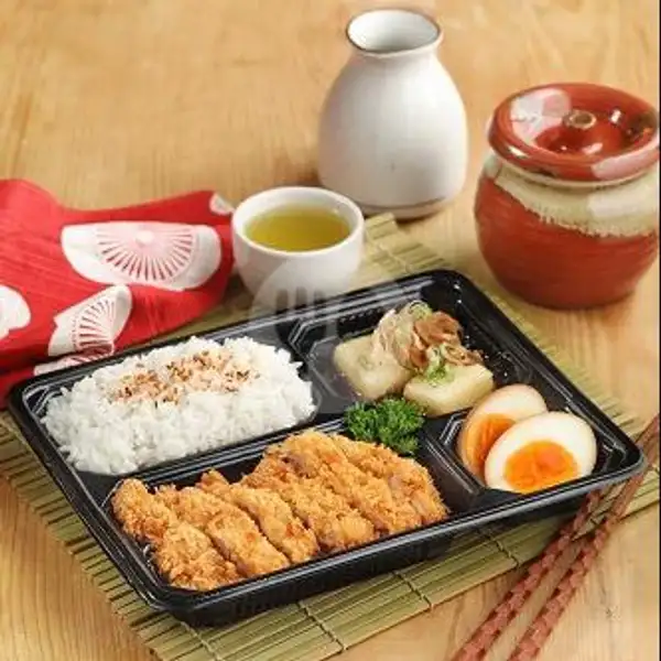 Chicken Katsu Agedashi Tofu Bento / Set | Bento Yay, Dago