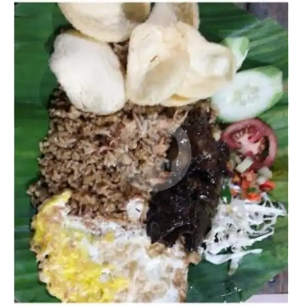 Nasi Goreng Spesial (Ati Ampela + Telor) + Es Teh | Nasi Goreng & Roti Bakar Bang Ran, 7 Ulu