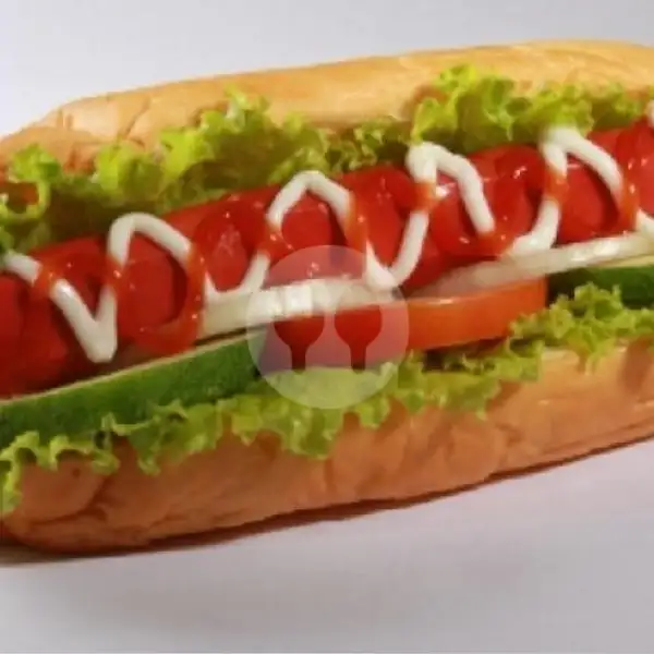 Hotdog Mini Isi Sosis | Burger Dan Pempek 4 Saudara, Bukit Kecil