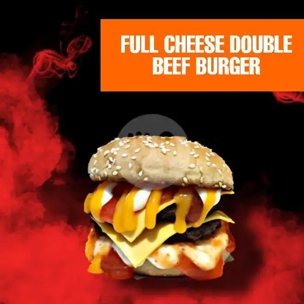 Full Cheese Double Beef Burger | Eat G (LOTF), Kampung Gedong