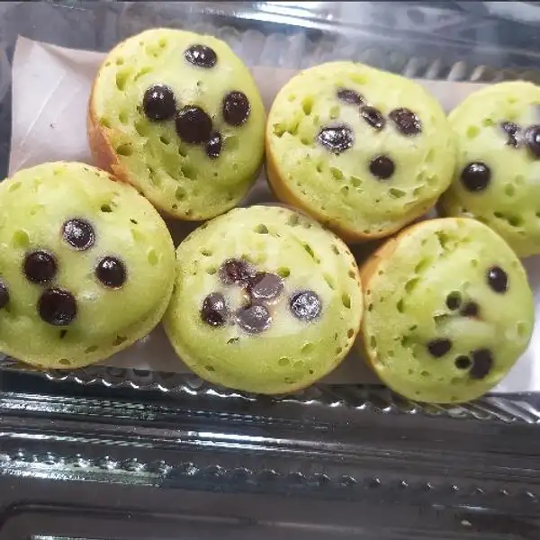 Kue Cubit Pandan Chocochips | Kue Cubit Kembit