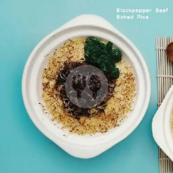 Blackpepper Beef Baked Rice | Halo Cafe (by Tiny Dumpling), Terusan Sutami