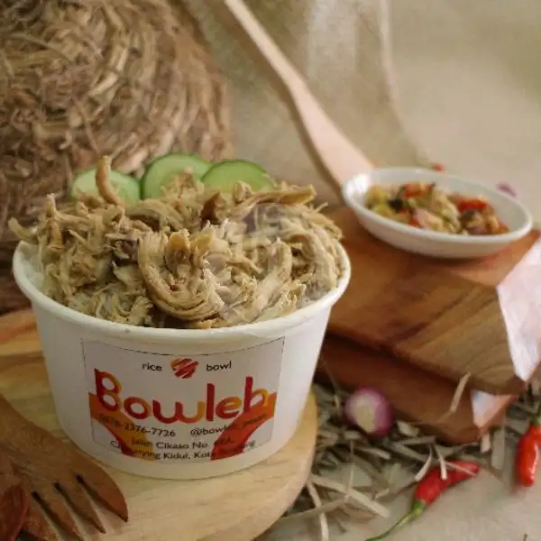 Nasi + Ayam Suwir Bali | Ayam Popcorn Bowleh, Cikaso