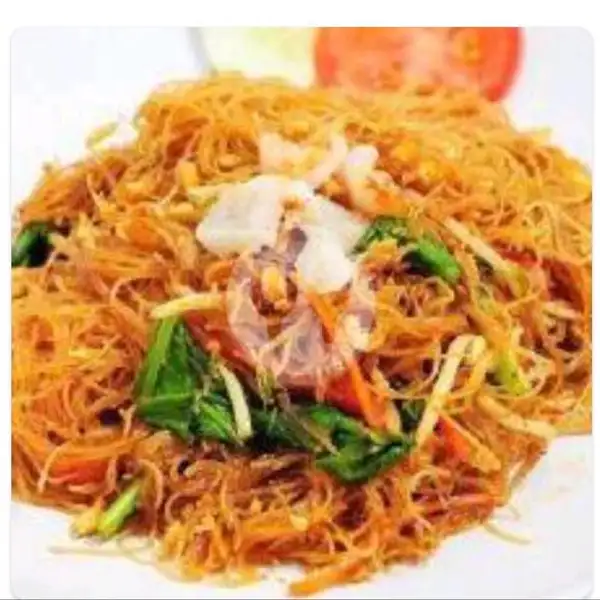 Bihun Goreng Ayam Sosis +Nasi Putih Kerupuk Udang | Nasi Goreng Mas Noo, Trunojoyo