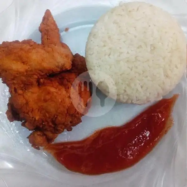 Ayam Krispi + Nasi | Lontong Sayur Jabodetabek, Jatiasih