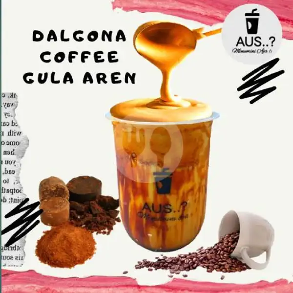 Dalgona Coffee Gula Aren | Aus, Pengasinan