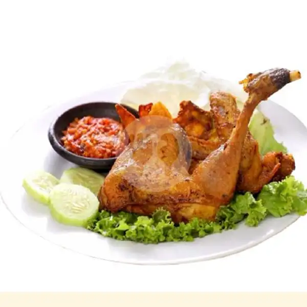 Ayam Lalapan Paha + Timun + Kol | Pisang Keju Liana