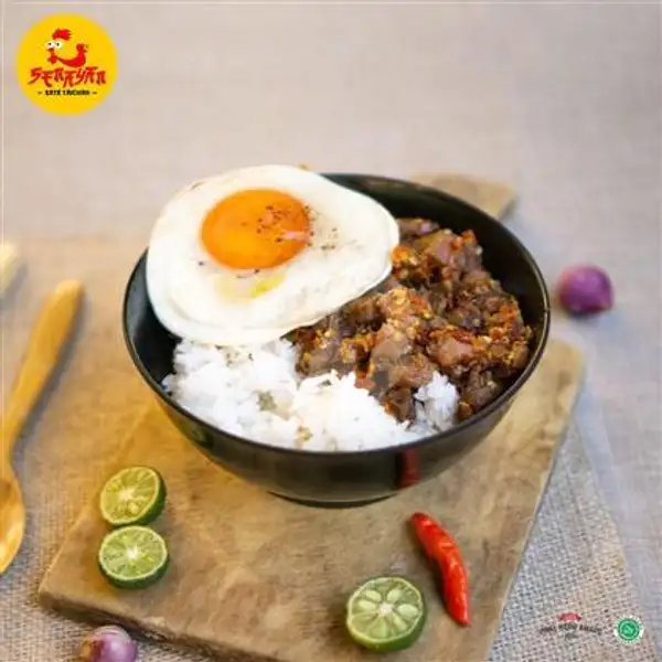 Nasi Ayam Cabe Gile + Telor Ceplok | Sate Taichan Senayan, Kolonel Sugiyono