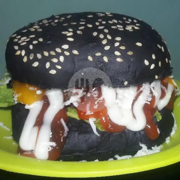 Black Burger Big Beef To : Driver | Angkringan Zaid
