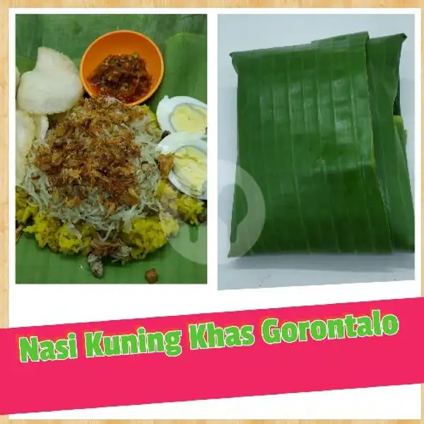 Nasi Kuning Khas Gorontalo Bks Daun Pisang | Kedai Annahal, Talasalapang