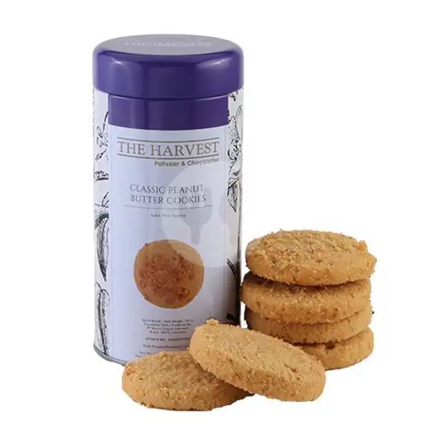 Classic Peanut Butter Cookies Tube Can | The Harvest Cakes, Teuku Umar