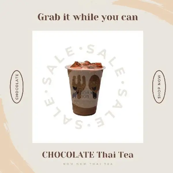 Thai Tea Chocolate (Large) | Dada Donat Kentang Merpati