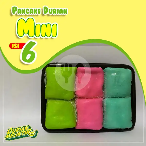 Pancake Durian Mini Isi 6 | Makaroni Melintir, Pasar Minggu