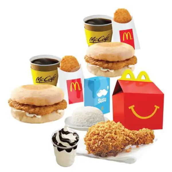Family Time Breakfast Bertiga HM Ayam McD | McDonald's, Pasir Kaliki