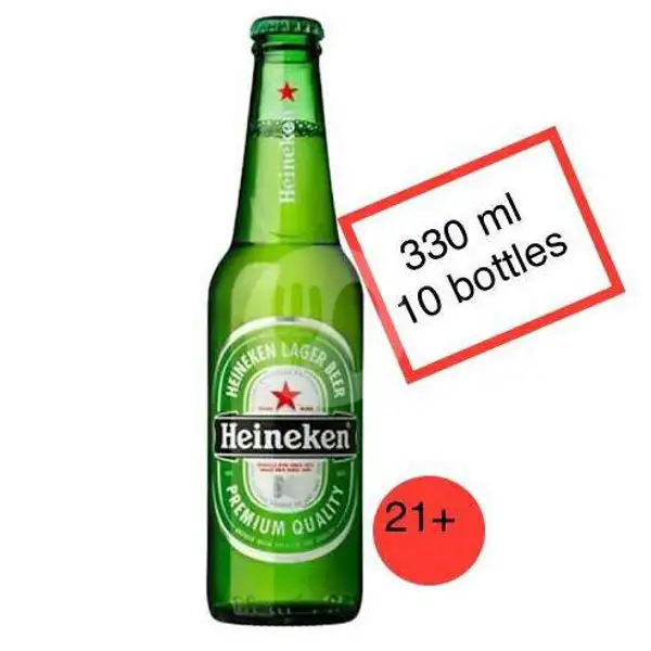 10 Heineken Kecil 330ml | Fourtwenty Coffee Corner, Ters Kiaracondong