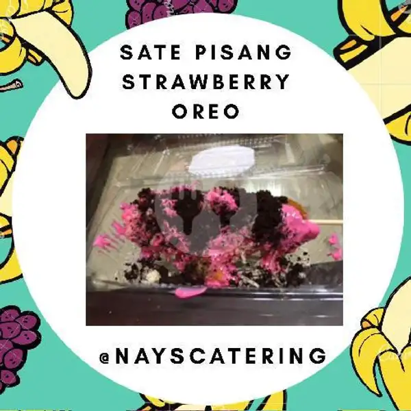 Sate Pisang Strawberry Oreo | Nay's Catering, Pondok Aren