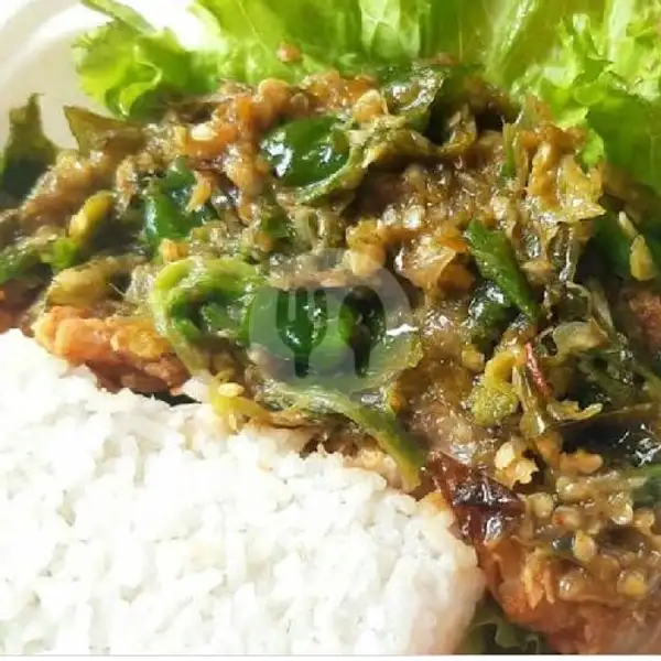 Nasi Ayam Geprek Sambal Ijo | Nasi Goreng Bali Hokki, Tukad Yeh Aya