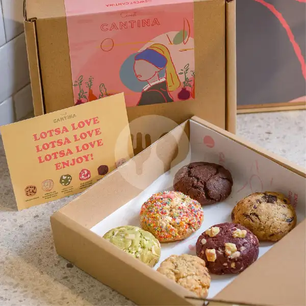 Cookies Box isi 6 | Sweet Cantina, Braga
