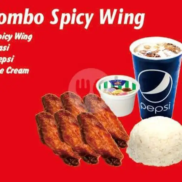 Combo Spicy Wings | Ayam Penyet Jakarta, Dr Mansyur