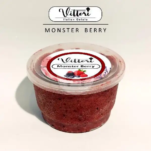 Ice Cream Es Krim Gelato Vittori - Monster Berry | Vittori Gelato