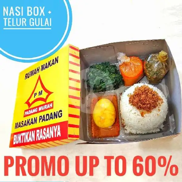 Nasi Box+ Telur Gulai | Padang Murah