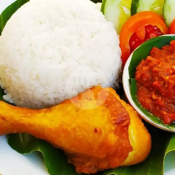Ayam Goreng HEMAT + Nasi | Ayam Bakar & Sate Enyak, Saco