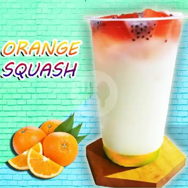 Orange Squash | Es kopi & Cheese Thai Tea Rockopi, Gunung Putri
