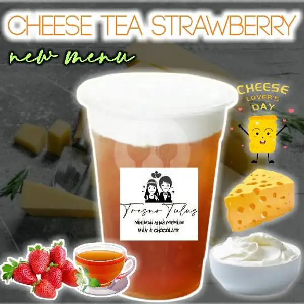 Cheese Foam Tea Strawberry | Tresno Tulus & Tulus Toast , Pasarkliwon