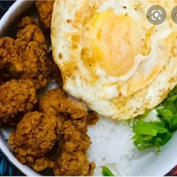Rice Bowl Ayam Mini Crispy | Seblak Warung Hana, Sekneg Raya