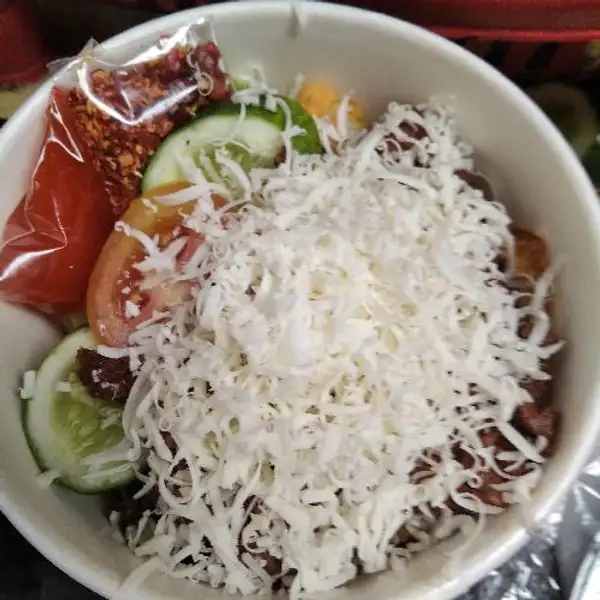 interjunet | Rice Bowl Ayam Teriyaki Bibi Lung, Takoyaki, Indomie, Samoja Dalam