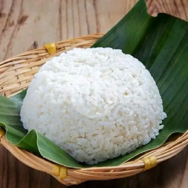 Nasi Putih | Lontong Opor Bu Dina, Janti