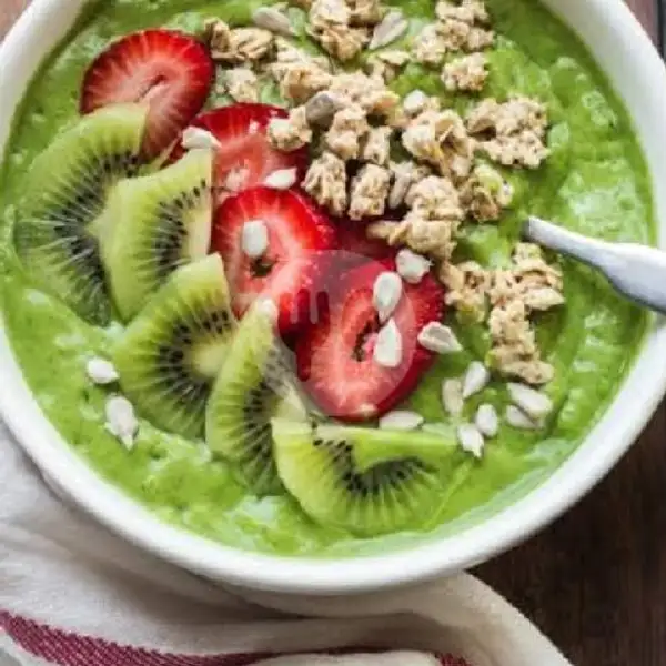 green smoothie bowl 650ml | Ajus Juices And Smoothie, Canggu